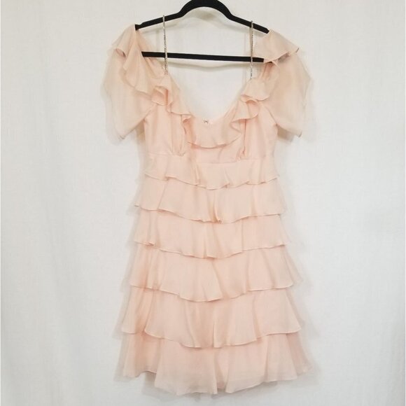 Rachel Zoe Blush Pink Tiered Dress - Picture 2 of 8